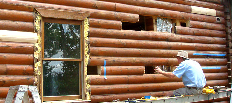 Log Home Repair Towns County, Georgia