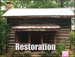 Historic Log Cabin Restoration  Towns County, Georgia