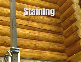  Towns County, Georgia Log Home Staining